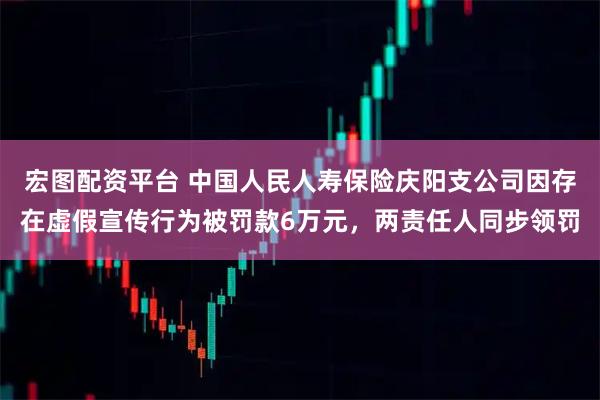 宏图配资平台 中国人民人寿保险庆阳支公司因存在虚假宣传行为被罚款6万元，两责任人同步领罚